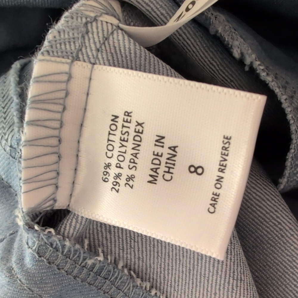 New York & Company Light Blue Wide Leg Pants - Picture 5 of 6